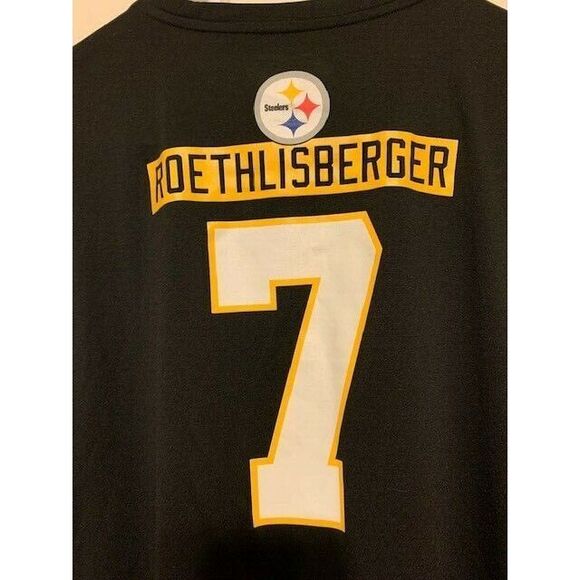 PITTSBURGH STEELERS BEN ROETHLISBERGER SIZE MEDIUM TX3 COOL SHIRT - Picture 5 of 5
